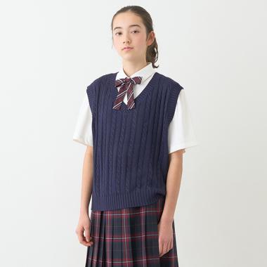 *【接触冷感・抗菌防臭】Vネックベスト