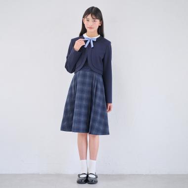 【卒服】【セットアイテム】ボレロ＋白衿ワンピース