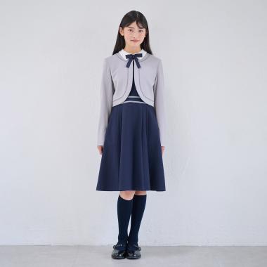 【卒服】【セットアイテム】ボレロ＋白衿ワンピース