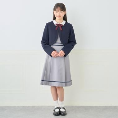 【予約商品】【卒服】【セットアイテム】ボレロ白襟×ワンピース