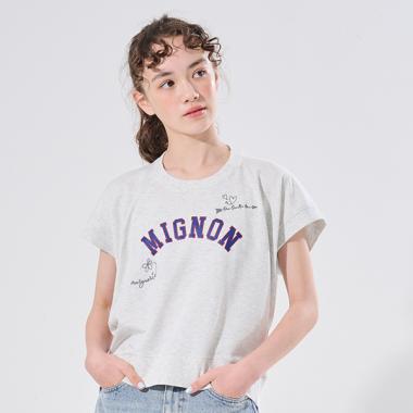 【AMI】らくがき刺しゅう変形プルオーバー