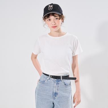 【WEB限定】【AMI】針抜スカラップTシャツ