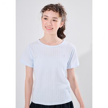 【WEB限定】【AMI】針抜スカラップTシャツ