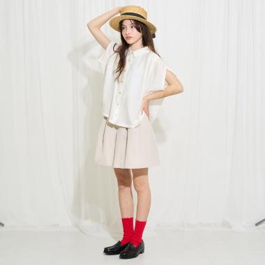 【AMI】ショルダータックフレンチブラウスセットアップ