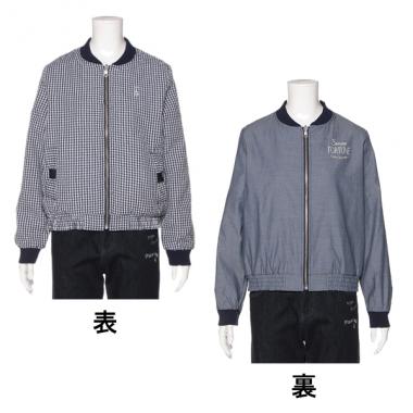 【トドラーサイズ向け】リバーシブルストライプブルゾン