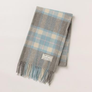 カシミヤチェックストール