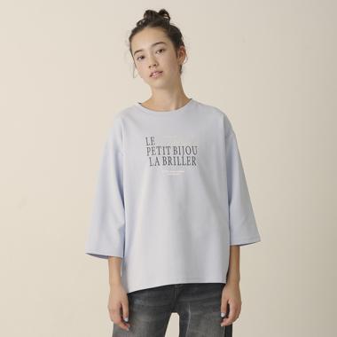 【GOOD PRICE】6分袖ロゴTシャツ