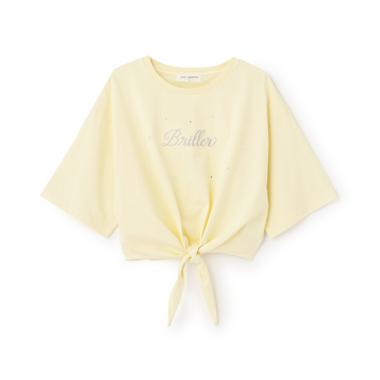 前結びロゴTシャツ