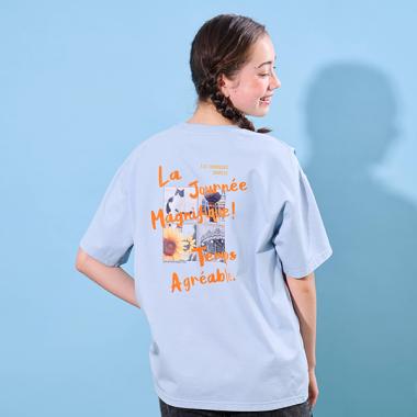 【接触冷感】グラフィックアソート転写Tシャツ