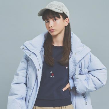 【130cmあり】パリ柄刺しゅうプルオーバー