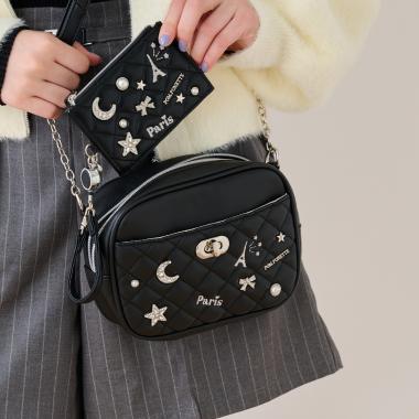 キルトモチーフミニショルダー