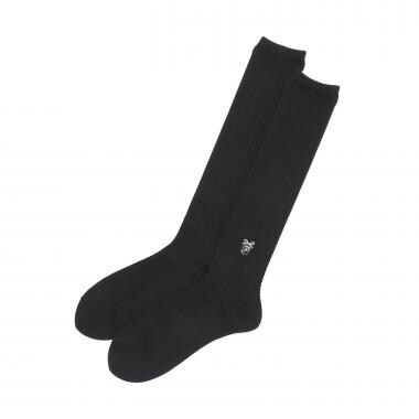 リボン刺しゅうハイソックス