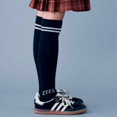 ライン入りCIELニーハイソックス