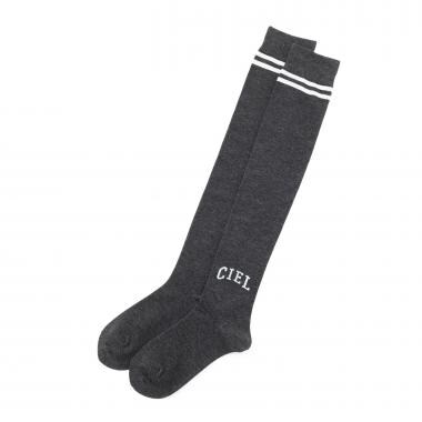 ライン入りCIELニーハイソックス