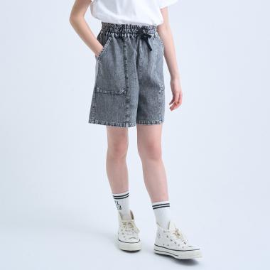 【GOOD PRICE】カットソーデニムショートパンツ