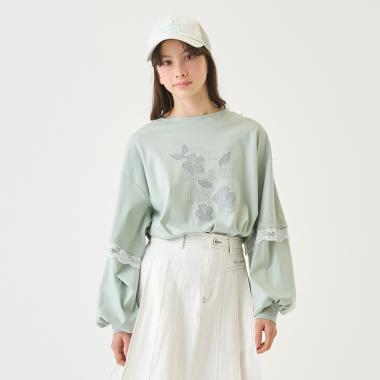 【130cmあり】袖取り外しロゴTシャツ