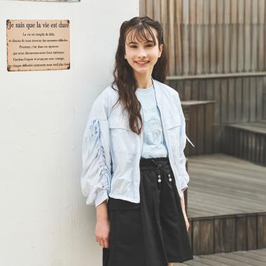 【130cmあり】【UVカット】シアージップブルゾン