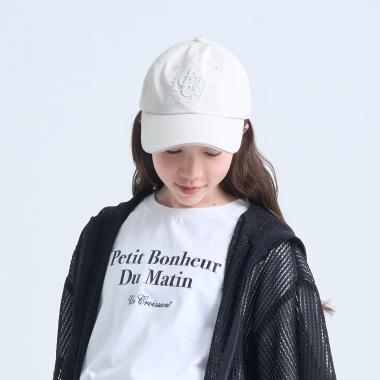 【UV・接触冷感】3D刺しゅうパールキャップ