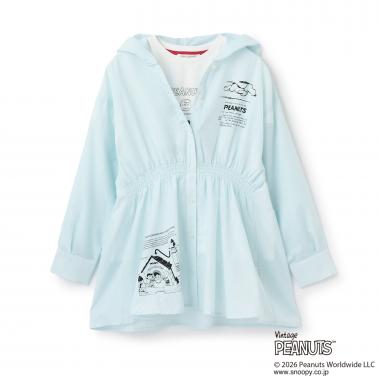 【PEANUTS】フードペプラムシャツ×【接触冷感】Tシャツ