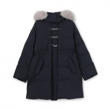 【予約商品】【130cmあり】【撥水・家庭洗濯可】Aラインダウンコート
