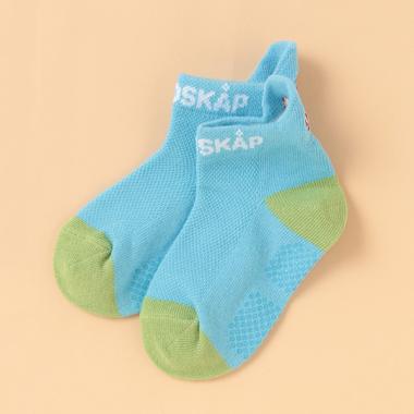 乗り物刺しゅう配色スニーカーインソックス