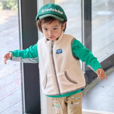 乗り物リバーシブルボアベスト