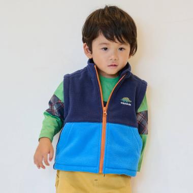 恐竜切替3wayフリースパーカ