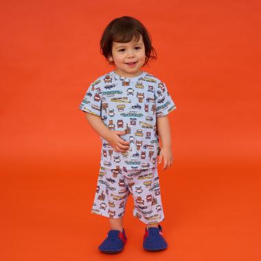 総柄半袖ルームウェア