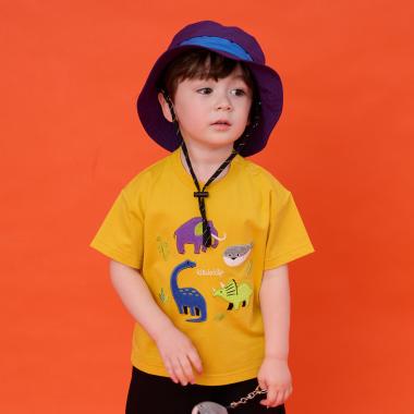 太古のいきものアップリケ半袖Tシャツ