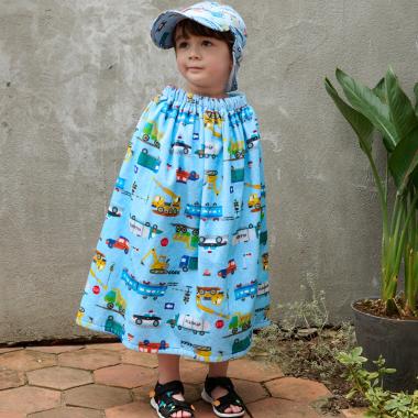 総柄お着替えタオル