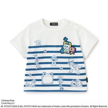 【Disney&Pixar】TOY STORY 5/ボーダー半袖Tシャツ
