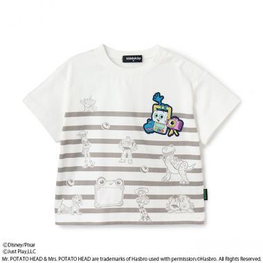 【Disney&Pixar】TOY STORY 5/ボーダー半袖Tシャツ