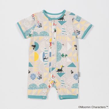 【MOOMIN】総柄ロンパース