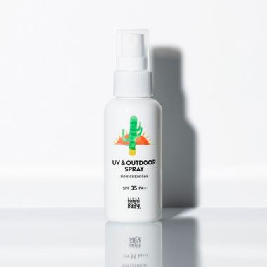 【ママベビー】UV&アウトドアスプレーSPF35/PA+++