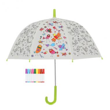 【湘南インターナショナル】【傘】Colour in umbrella   birds