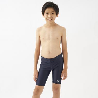 【REEBOK】ワンポイントロング丈スクール水着 ストレッチ素材
