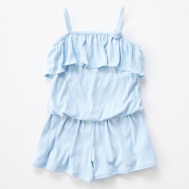 【REYES REYES】コサージュ付きオールインワン水着