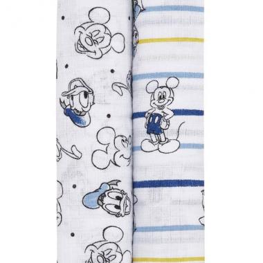 【aden + anais】スワドル/ミッキースターゲイザー/2枚