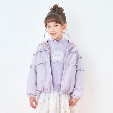 グログラン×フェイクファーリバーシブルブルゾン