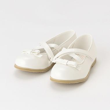 クロスストラップ　バレエシューズ