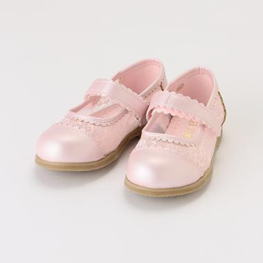スカラップレース　バレエシューズ