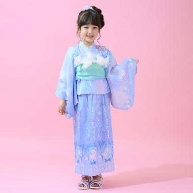 シェルジュエリー柄　浴衣