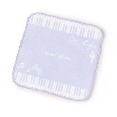 ピアノ柄　ハンドタオル