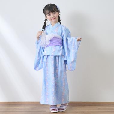 ストライプシェル柄　浴衣