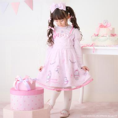 【マイメロディ/クロミ】テレコTシャツ＆ワンピースSET