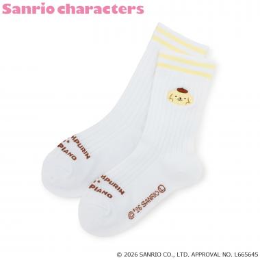 【ポムポムプリン】ラインリブソックス