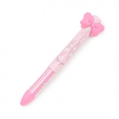 【ステーショナリー】バレエ柄　リボンノックボールペン