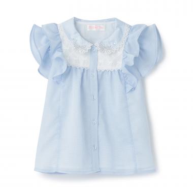 シフォンフリル　ブラウス