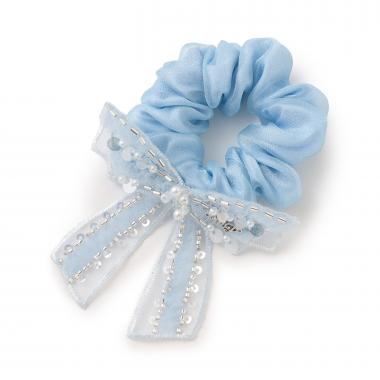 キラキラリボン　シュシュ【日本製】