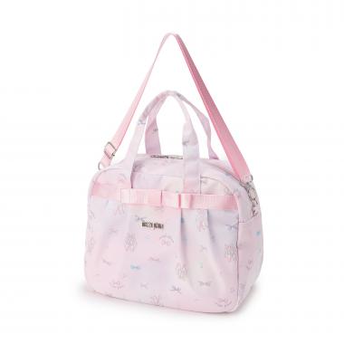 【バレエ】バレエ柄　ボストンバッグ容量約13L
